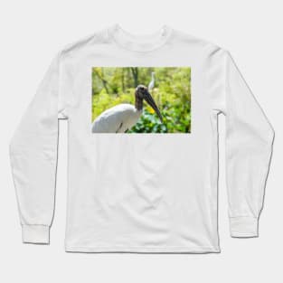 Wood stork   wildlife preserve 2 Long Sleeve T-Shirt